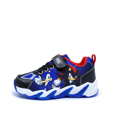 Toate produsele - Pantofi sport cu luminite Sonic 001505, negru-albastru, marimi 25-33 EU