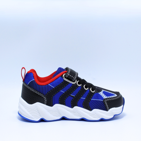 Pantofi sport cu luminite Sonic 001505, negru-albastru, marimi 25-33 EU [2]