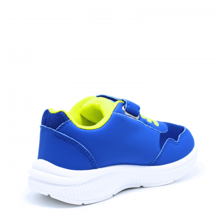 Pantofi sport cu luminite Sonic SC000675, albastru-galben neon, marimi 25-33 EU | kiddiespride.ro [4]