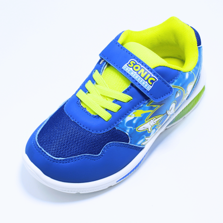Pantofi sport cu luminite Sonic SC000675, albastru-galben neon, marimi 25-33 EU | kiddiespride.ro [5]