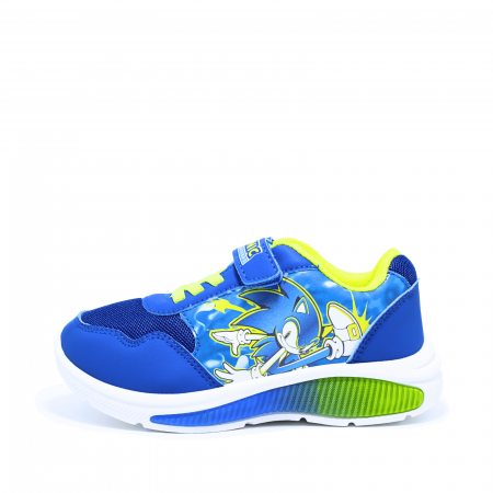 Incaltaminte - Pantofi sport cu luminite Sonic SC000675, albastru-galben neon, marimi 25-33 EU | kiddiespride.ro