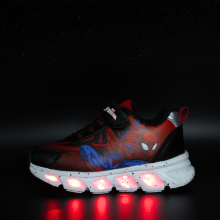 Pantofi sport cu luminite Spiderman, 015325 negru-rosu, marimi 25-33 EU [1]