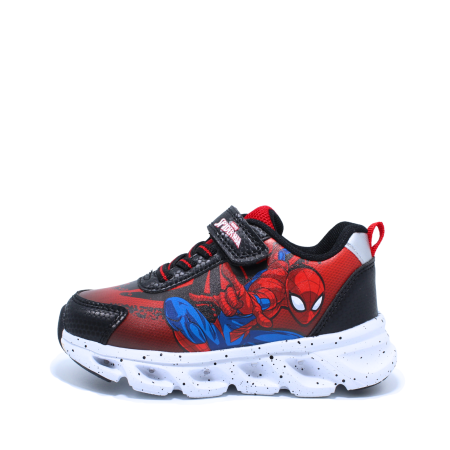 Pantofi sport | Sneakersi - Pantofi sport cu luminite Spiderman, 015325 negru-rosu, marimi 25-33 EU
