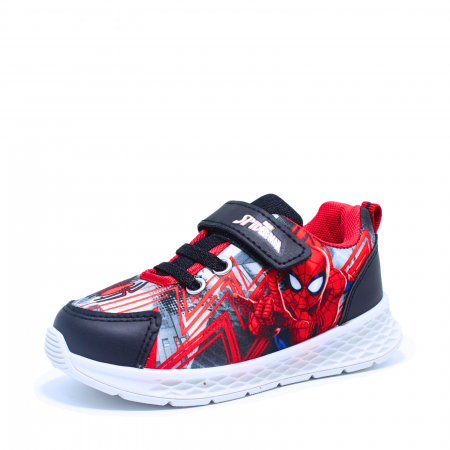 Pantofi sport Spiderman SP011453, textili, negru-rosu, marimi 25-33 [2]