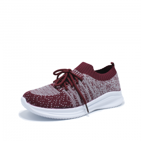 Pantofi sport textili femei, D.T. New York, burgundy, 36-41 | kiddiespride.ro [2]