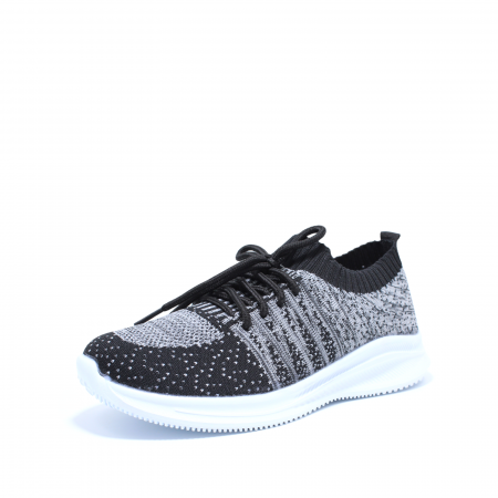 Pantofi sport textili femei, D.T. New York, negru, 36-41 | kiddiespride.ro [2]