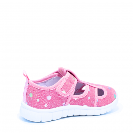 Papuci cu velcro fete Happy Bee 943273, roz , marimi 20-25 [3]