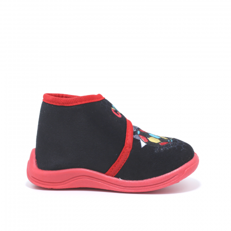Papuci de interior model 852980, negru-rosu, marimi 19-27 [1]