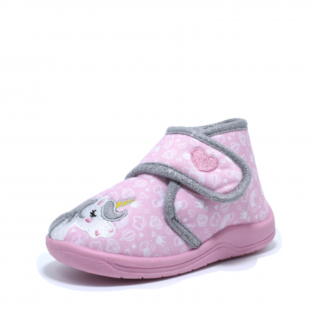 Papuci de interior model unicorn, 512963 roz, marimi 19-27 [2]