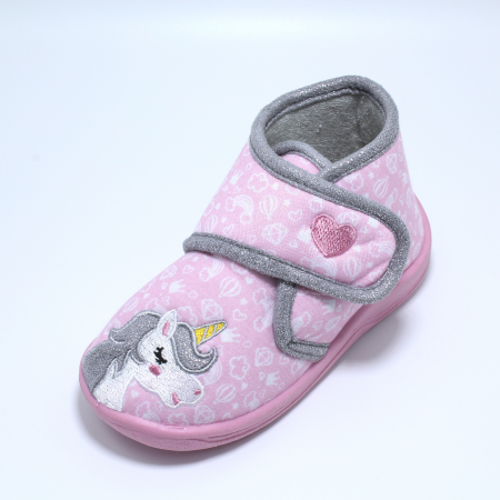 Papuci de interior model unicorn, 512963 roz, marimi 19-27 [4]
