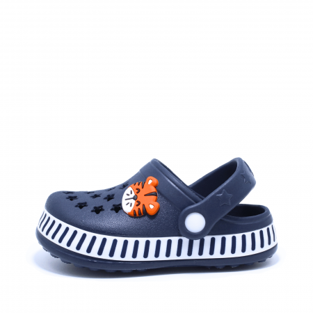 Papuci interior | Crocs - Saboti baieti tip crocs Cortina 932980, EVA, navy, marimi 25-30