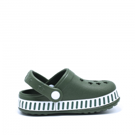 Saboti baieti tip crocs Cortina 932980, EVA, verde, marimi 25-30 [1]