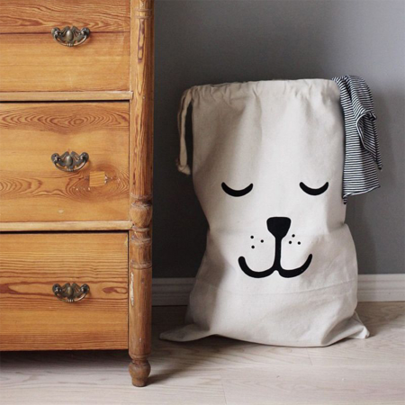 Sac depozitare jucarii, bumbac, WAYA, catelus, 58x68 cm [1]