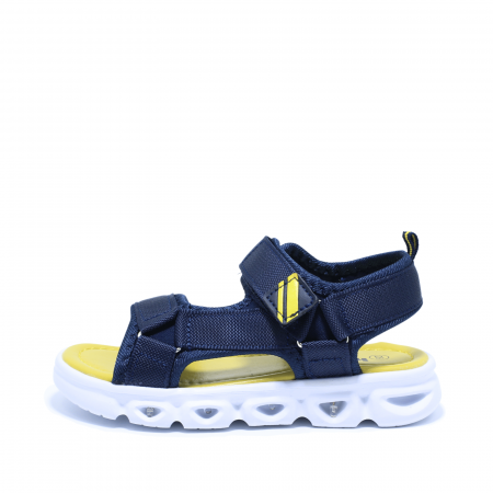 Toate produsele - Sandale baieti cu luminite LED Happy Bee 977650, navy, 28-35