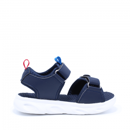 Sandale baieti cu luminite LED Happy Bee 992660, navy, marimi 25-30 [2]