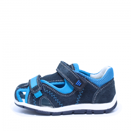 Toate produsele - Sandale baieti din piele Happy Bee 944454, navy-albastru, marimi 20-25