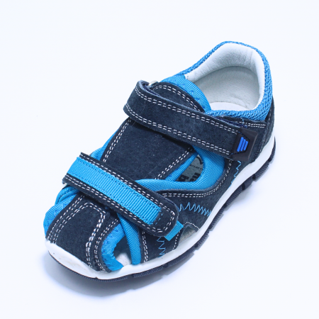 Sandale baieti din piele Happy Bee 944454, navy-albastru, marimi 20-25 [4]