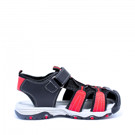 Sandale baieti Happy Bee 863940, negru-rosu, marimi 28-35 [1]