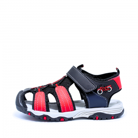Toate produsele - Sandale baieti Happy Bee 863940, negru-rosu, marimi 28-35