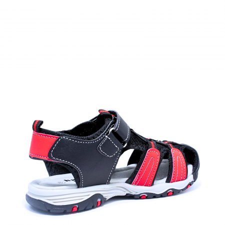 Sandale baieti Happy Bee 863940, negru-rosu, marimi 28-35 [3]
