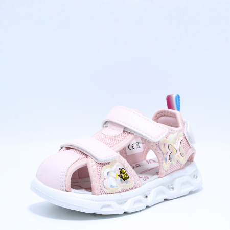 Sandale cu luminite LED New8Teen 0043210, roz, marimi 20-25 [3]