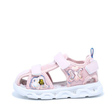 New8Teen - Sandale cu luminite LED New8Teen 0043210, roz, marimi 20-25