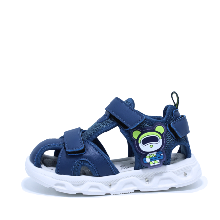 New8Teen - Sandale cu luminite LED New8Teen 0043220, navy, marimi 20-25