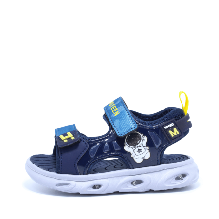 New8Teen - Sandale cu luminite LED New8Teen 0043340, navy, marimi 25-30