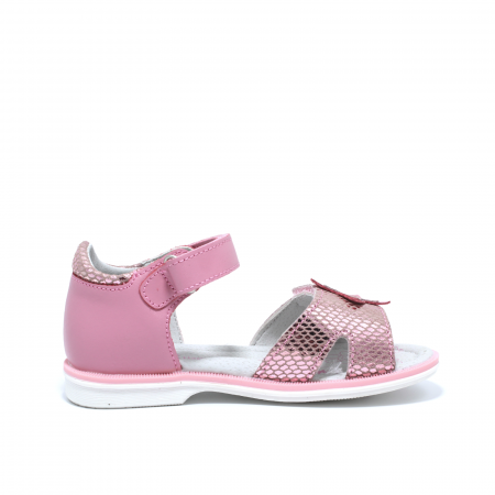 Sandale fete din piele, Happy Bee 145710, roz, 31-36 | kiddiespride.ro [1]