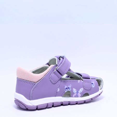 Sandale fete din piele Happy Bee 944954, lila, marimi 20-25 [3]