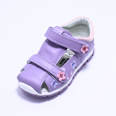 Sandale fete din piele Happy Bee 944954, lila, marimi 20-25 [4]