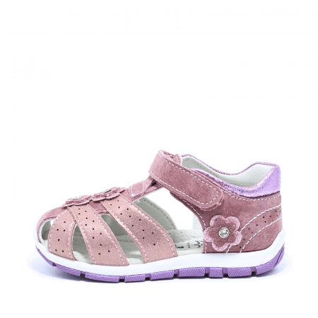 Toate produsele - Sandale fete din piele Happy Bee 989274, roz-auriu, marimi 20-25