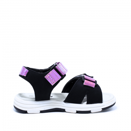 Sandale fete Happy Bee 867880, negru-liliac, marimi 28-35 [1]