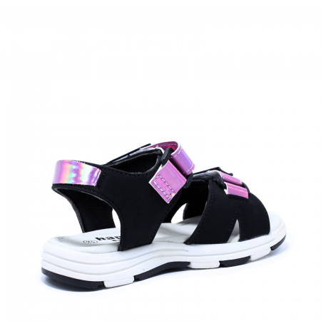 Sandale fete Happy Bee 867880, negru-liliac, marimi 28-35 [3]