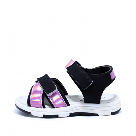 Toate produsele - Sandale fete Happy Bee 867880, negru-liliac, marimi 28-35