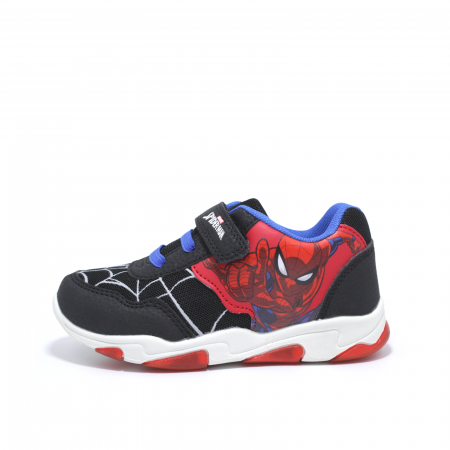 Pantofi sport cu luminite, Spiderman (Marvel) 9925, negru, marimi 25-33 | kiddiespride.ro [0]