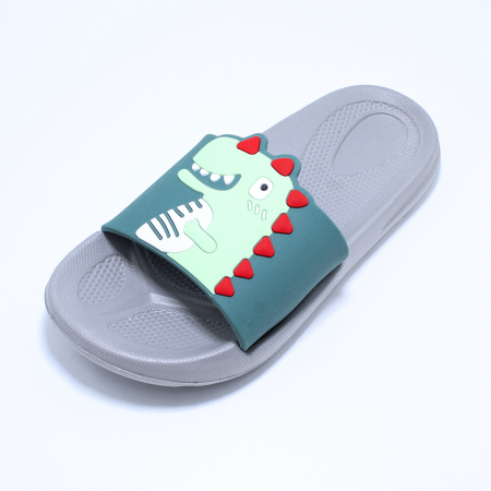 Toate produsele - Slapi baieti cu model dinozaur, Cortina 923610, verde, marimi 27-34