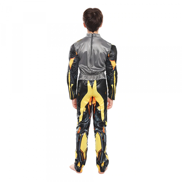 Costum Bumblebee cu muschi, Transformers, marimea M, 5-7 ani [3]