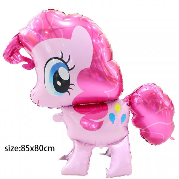 Balon folie unicorn magic, Pinkie Pie, roz,  85x80 cm [2]