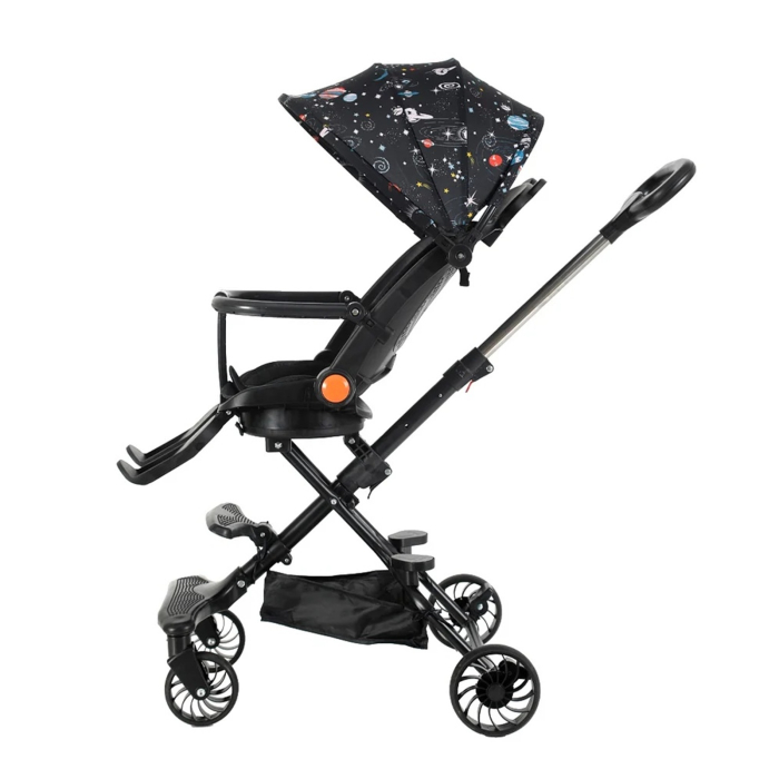 Carucior Sport Pliabil KD-2012 Reversibil 360° pentru copii, 6–36 luni, multicolor - KidMania.ro [4]