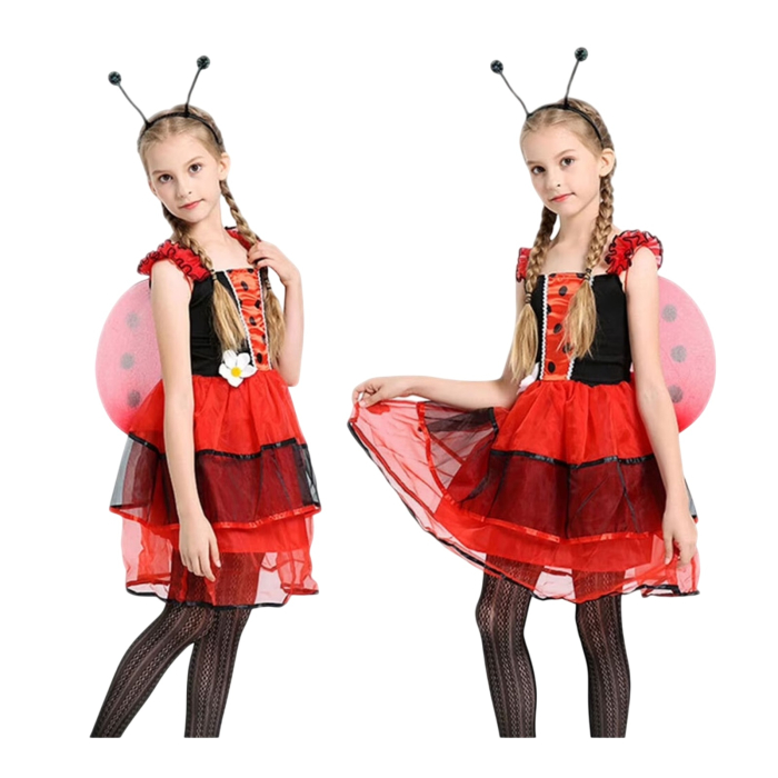 Costum buburuza KidMania® cu accesorii pentru fete - KidMania.ro [4]