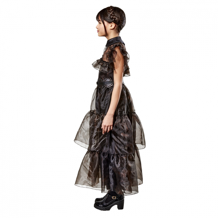 Costum bal Wednesday Addams pentru fete - KidMania.ro [3]