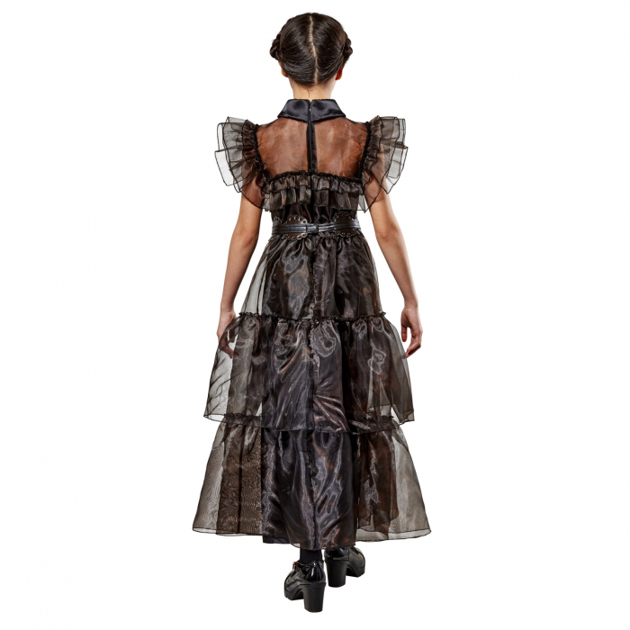 Costum bal Wednesday Addams pentru fete - KidMania.ro [2]