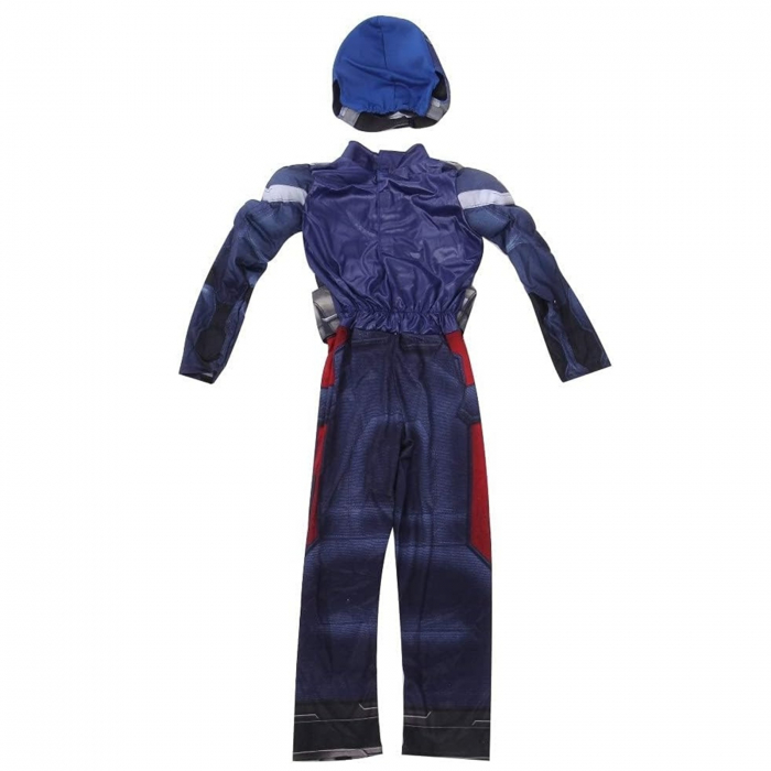 Costum Captain America KidMania® cu muschi pentru baieti - KidMania.ro [3]