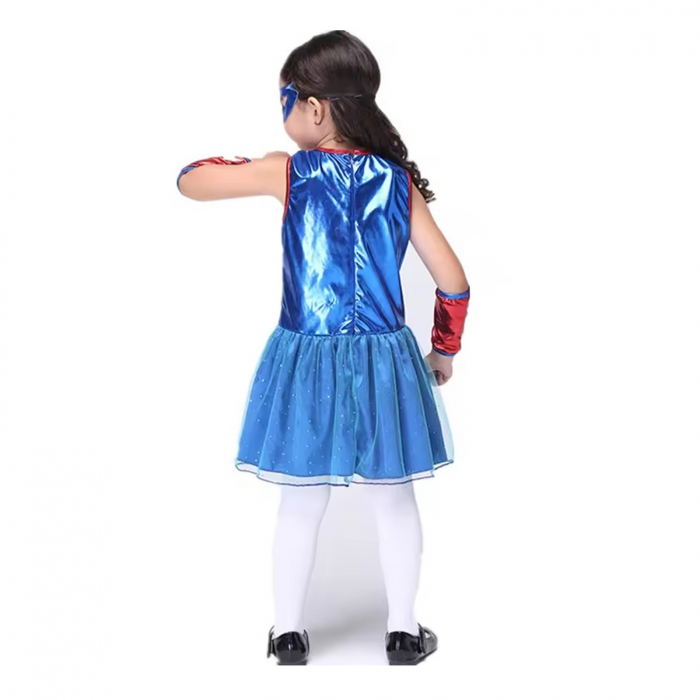 Costum Captain America KidMania® pentru fete - KidMania.ro [2]