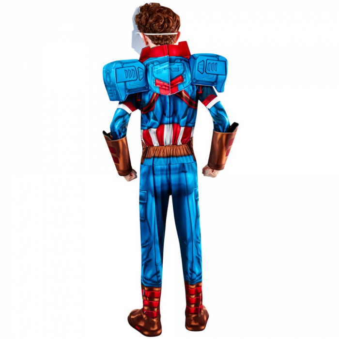 Costum Captain America 2 in 1 pentru baieti - Mech Strike [2]