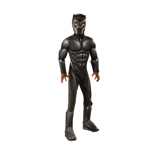 Costum cu muschi Black Panther Deluxe pentru baiat - Avengers - KidMania.ro [1]