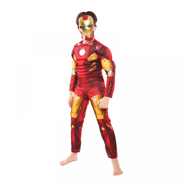 Costum cu muschi Iron Man pentru baiat [2]