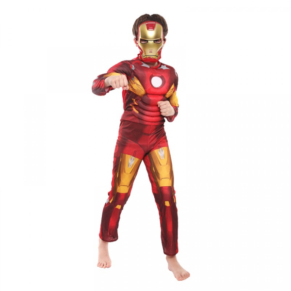 Costum cu muschi Iron Man pentru baiat [1]