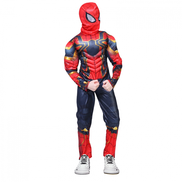 Costum cu muschi Iron Spiderman pentru baieti [1]
